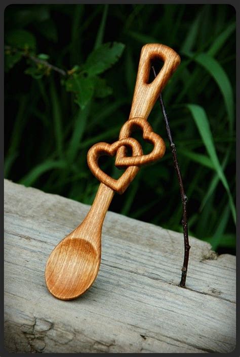 Two Hearts Lovespoon By Pagan On Deviantart Wood Spoon Carving Welsh Love