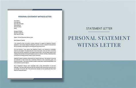 FREE Statement Letter Template Download In Word Google Docs PDF