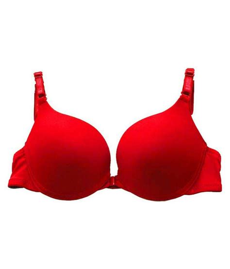 Buy Samyak Red Nylon Push Up Bra Online At Best Prices In India Snapdeal