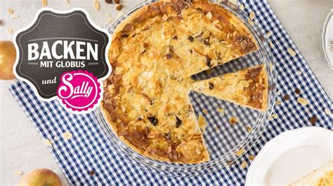 Maybe you would like to learn more about one of these? Apfel-Schmand-Kuchen | Backen mit Globus & Sallys Welt #13 ...
