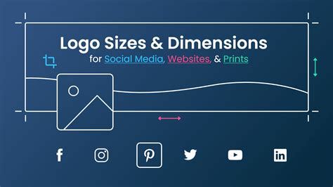 Logo Sizes And Dimensions For Social Media Websites Prints Full Guide