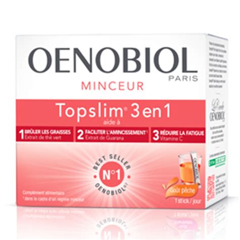 Oenobiol Topslim 3en1 14 Sachets Goût Pêche Parapharmacie Pharmarket