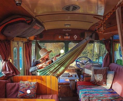 Vans Interior Motorhome Hippie Camper Bus Living Combi Volkswagen