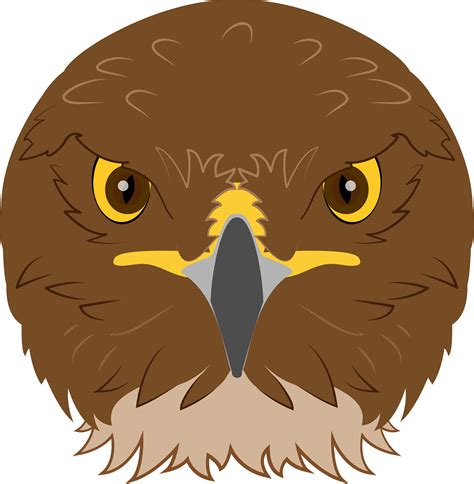 Cartoon Hawk Eagle Or Falcon Mascot Clip Art Stock Photo Alamy