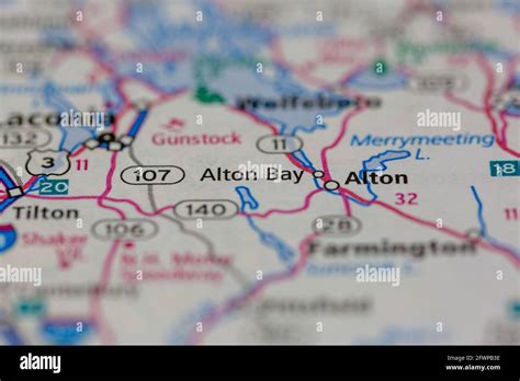 Mappa Di Alton Bay New Hampshire Fotografías E Imágenes De Alta