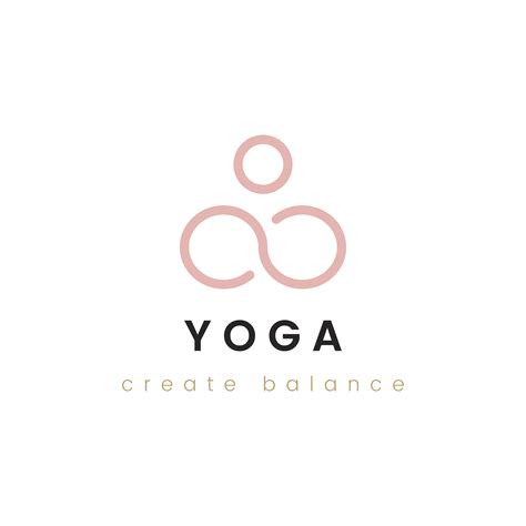 Design Of Yoga Create Balance Logo Vector Download Free Vectors