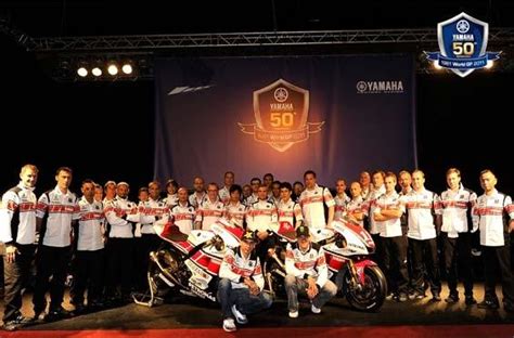 Yamaha Motogp Team Presents Special 50th Anniversary Livery In The