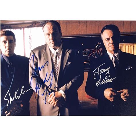 Sopranos James Gandolfini Signed Photo