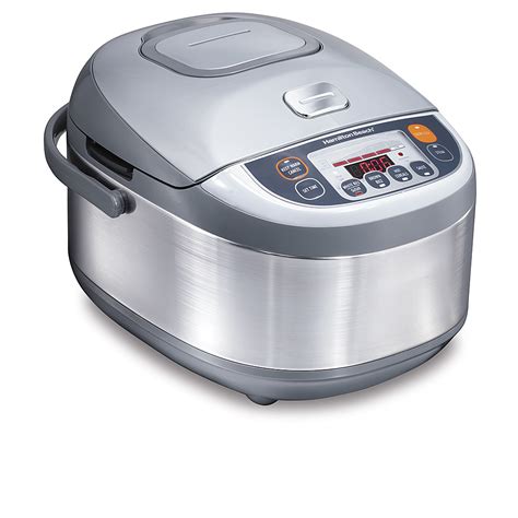 Best Buy Hamilton Beach Fuzzy Logic Multi Function Cup Rice Cooker