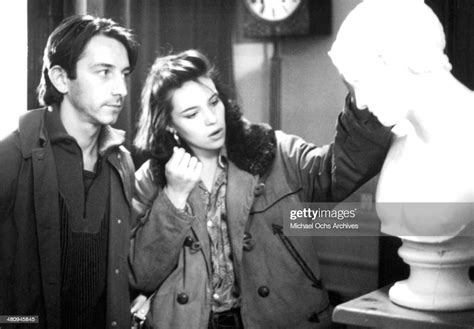 Actor Jean Hugues Anglade And Actress Beatrice Dalle In A Scene From
