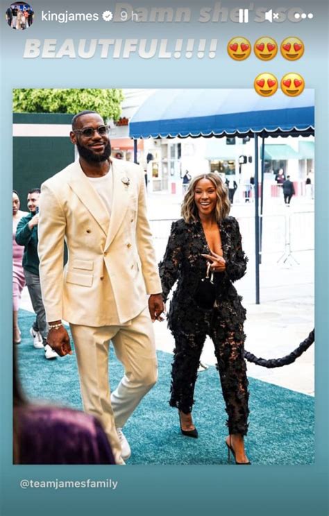 Lebron James Hypes Up His Wife Savannah On Instagram Damn Shes So