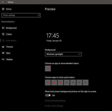 Black Lock Screen Wallpapers Windows 10