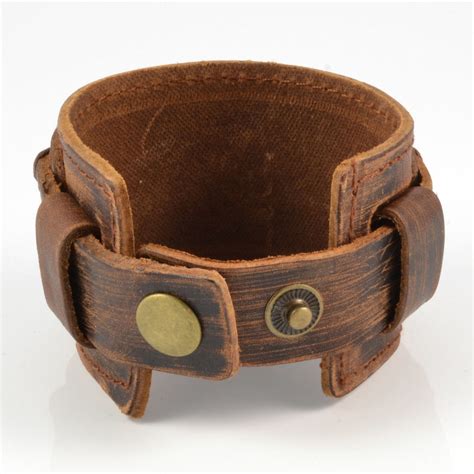 Wide Leather Cuff Bracelet Get Now And Save 30 Jewelrify
