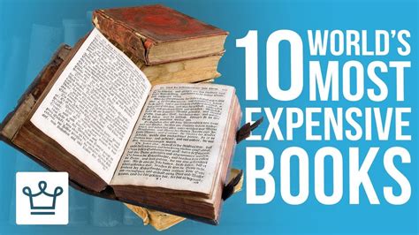 Top 10 Most Expensive Books In The World Youtube
