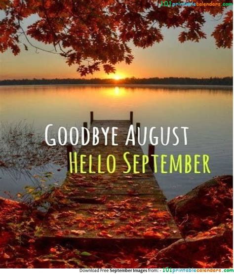 Goodbye August Month And Welcome September Images Quotes Pictures Artofit