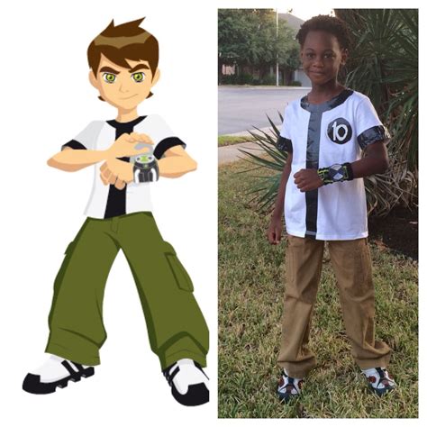 Diy Ben 10 Halloween Costume Made With Duct Tape A Sock And A Pumpkin
