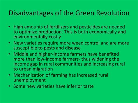 Ppt The Green Revolution Powerpoint Presentation Free Download Id