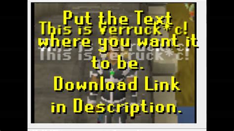 Text in minecraft can be formatted with the section sign (§). RuneScape fake text guide Sony Vegas - YouTube