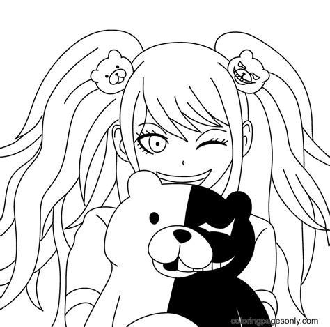 Dibujo De Monokuma Para Imprimir Y Colorear Dibujando Vrogue Co