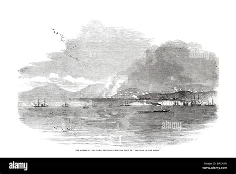 Battle Of Alma Sketched From The Deck Of The Star Of The South 1854