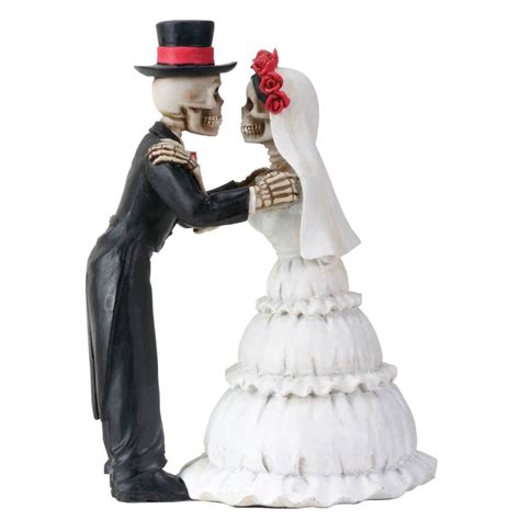 Skeleton Bride And Groom Lovers Celebrate Eternal Love With A Kiss W Day Of The Dead Jewelry