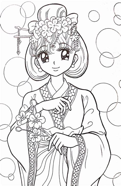 Anime Coloring Pages For Adults References Anime Trebolviral