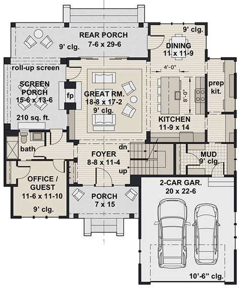 2021's best 2 story house floor plan designs. Birdcreek House Plan | Two-Story House Plan | Modern ...