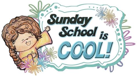 Sunday School Is Cool Clipart From Children