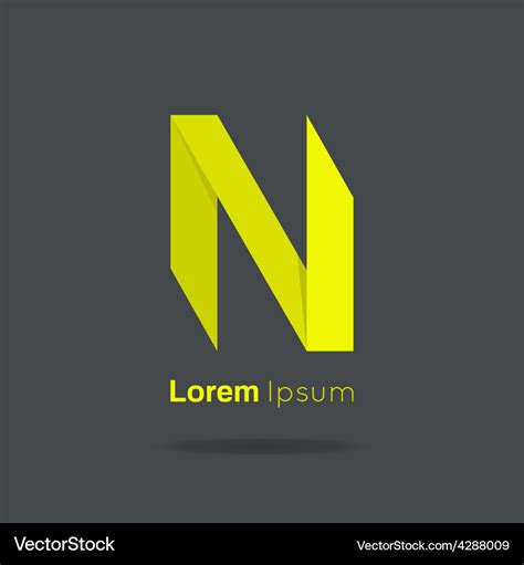 N Logo Design Vector