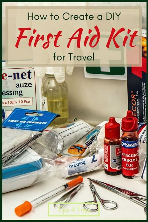 The Essential First Aid Travel Kit For Trips Tips 4 Trips First Aid