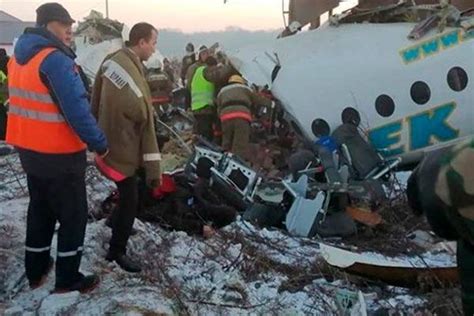 Plane Crash At Kazakhstan Bek Air Plane With 100 On Board Crashes At