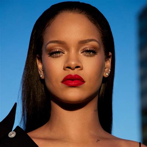rihanna i wanted a lipstick that wouldn t budge — even as you make out red lip makeup red