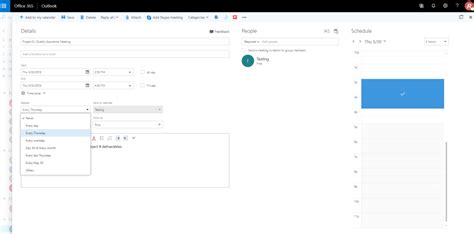 How To Schedule Recurring Meetings In Outlook Robin