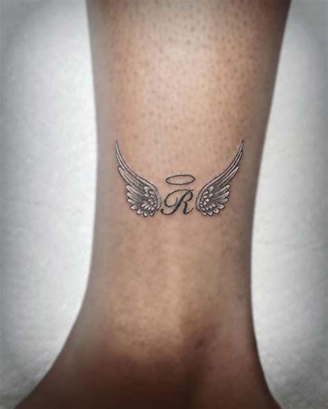 Top 10 Angel Wings Initial Tattoo Ideas And Inspiration