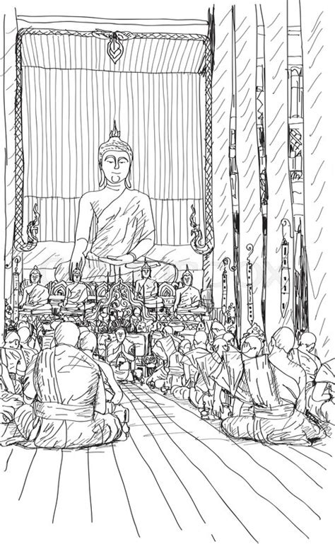 Buddhist Monk Drawing At Explore Collection Of