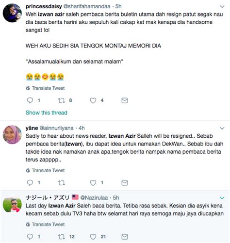 Video yang berdurasi lebih 3 minit lebih berjaya membuat netizen obtv ruang icu semakin terhad untuk pesakit, teman lelaki guna simpanan bersama nikah. VIDEO Selepas 16 Tahun Berkhidmat, Pembaca Berita Umum ...