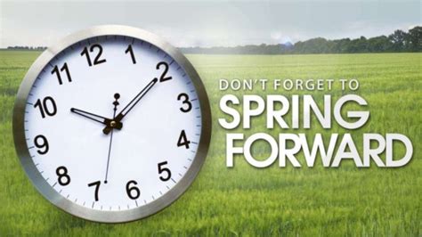 Sunday March 13 2022 Daylight Savings Time Spring Forward