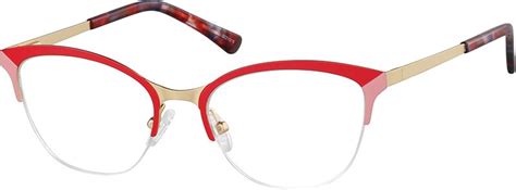 Red Cat Eye Glasses 3221018 Zenni Optical Eyeglasses In 2021 Red