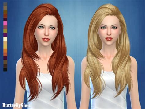 B Fly Hair 180 Af No Hat Pay At Butterfly Sims Sims 4 Updates