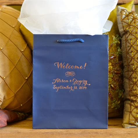 Personalized Hotel Wedding Welcome Bags For Out Of Town Guests