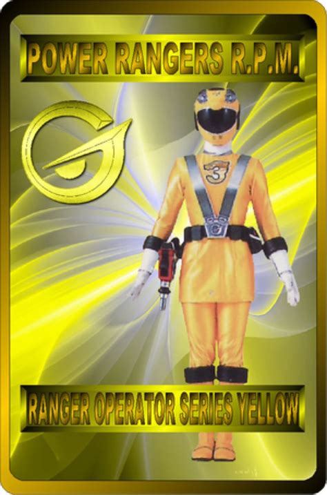 Ranger Operator Series Yellow By Rangeranime On Deviantart Ranger