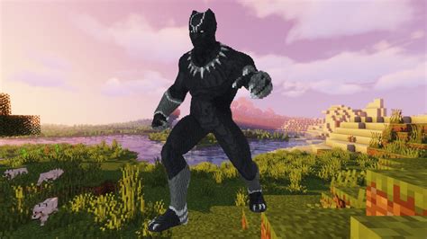 Minecraft Black Panther Build Schematic 3d Model By Inostupid