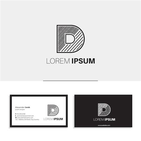 Premium Vector A Company Logo Design Vector Business Card