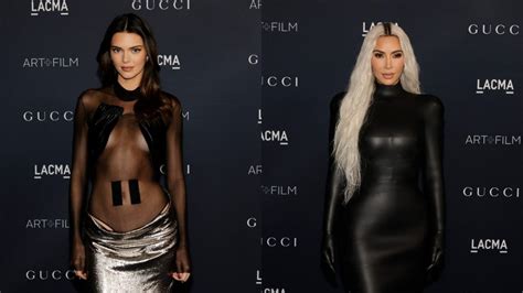 Kendall Jenner Col Body Nudo Kim Kardashian In Pelle Sul Red Carpet