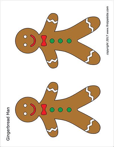 Gingerbread Man Free Printable Templates And Coloring Pages