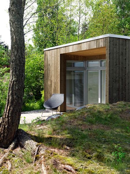 Folded Roof House On Muskö Island Modern Prefab Modular Homes Prefabium