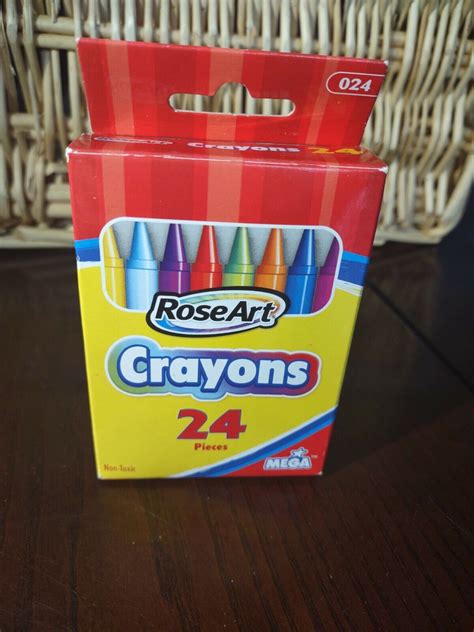 3 Roseart Crayons 24 Count Each Rose Art For Sale Online Ebay