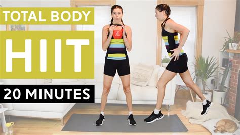20 Min Hiit Workout Total Body Youtube