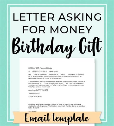 How To Ask For Money Instead Of Gifts For Birthday Birthday Cup