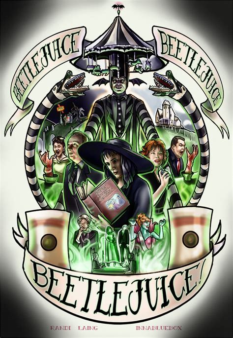 Beetlejuice Beetlejuice Beetlejuice Stunning Fan Art From The Tim